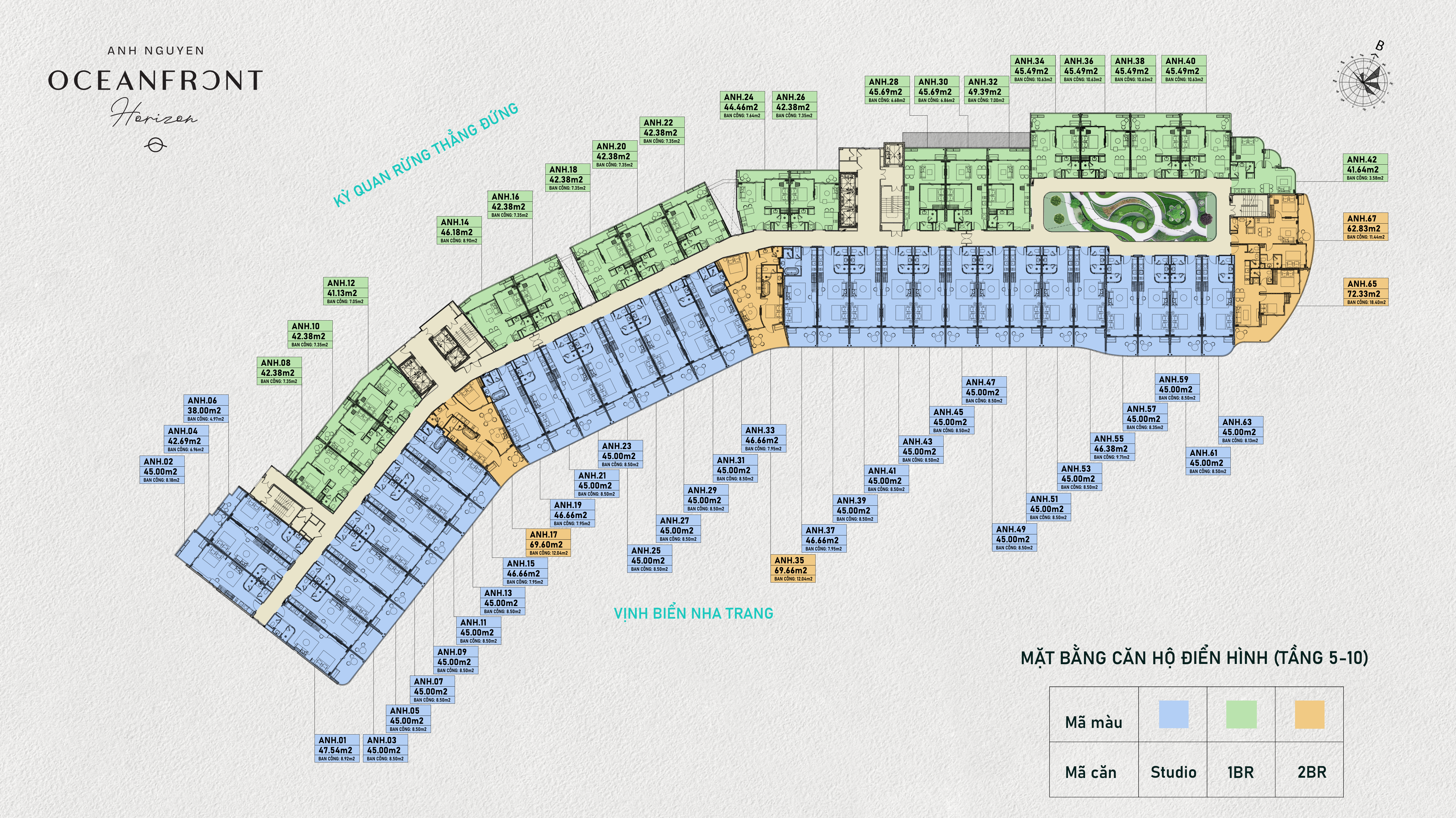 Mặt bằng căn hộ điển hình tầng 5-10 — Bản chính thức