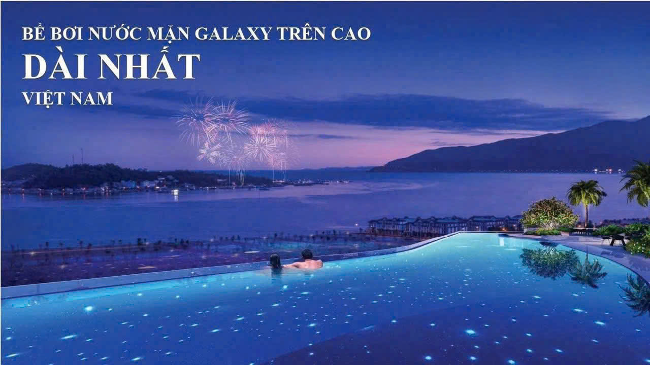 Bể bơi nước mặn Galaxy — Dài nhất Việt Nam