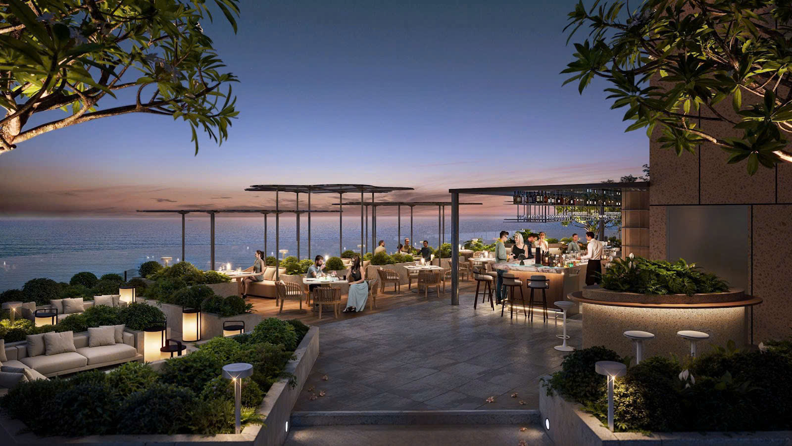 Nhà hàng view biển